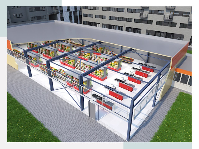 Строительство магазинов в Кизляр от 610 руб. за м²