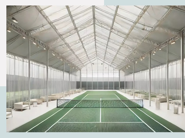 Строительство теннисных кортов в Кизляре