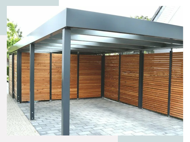 Навесы для парковки в Кизляре