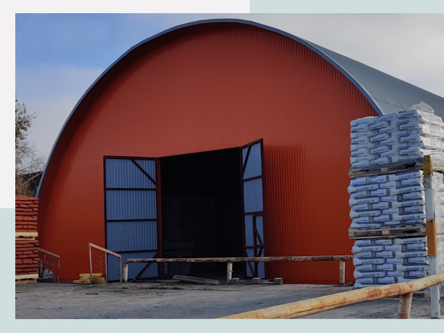 Полукруглые ангары по цене от 610 руб. в Кизляр