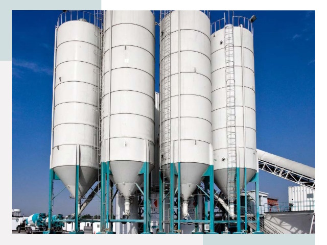 Строительство цементных силосов в Кизляре