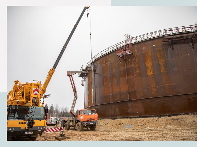 Монтаж резервуаров в Кизляре от 610 руб. за м³