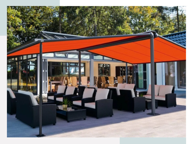 Навесы для кафе и ресторанов в Кизляре