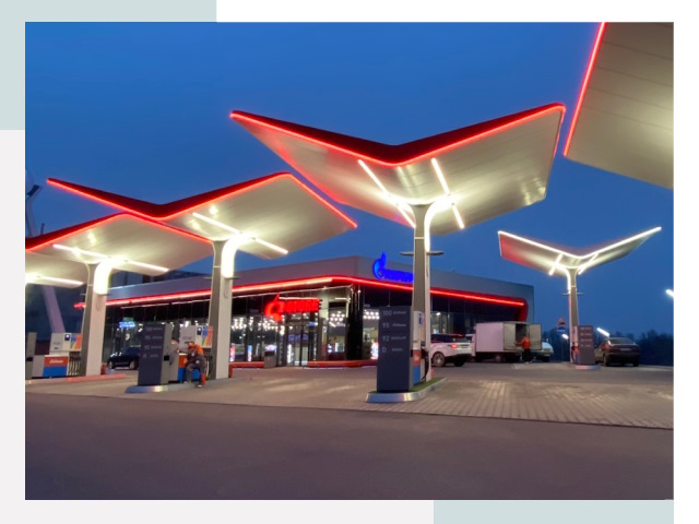 Навесы для АЗС в Кизляре