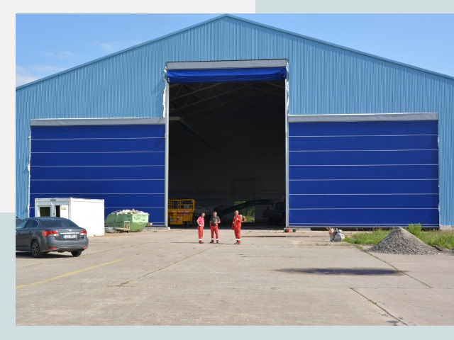 Ангарные ворота в Кизляр от СтальСтрой-Кзр по цене 610 руб.