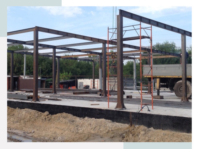 Фундамент для ангаров в Кизляре