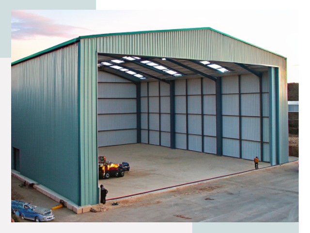 Строительство ангаров в Кизляре